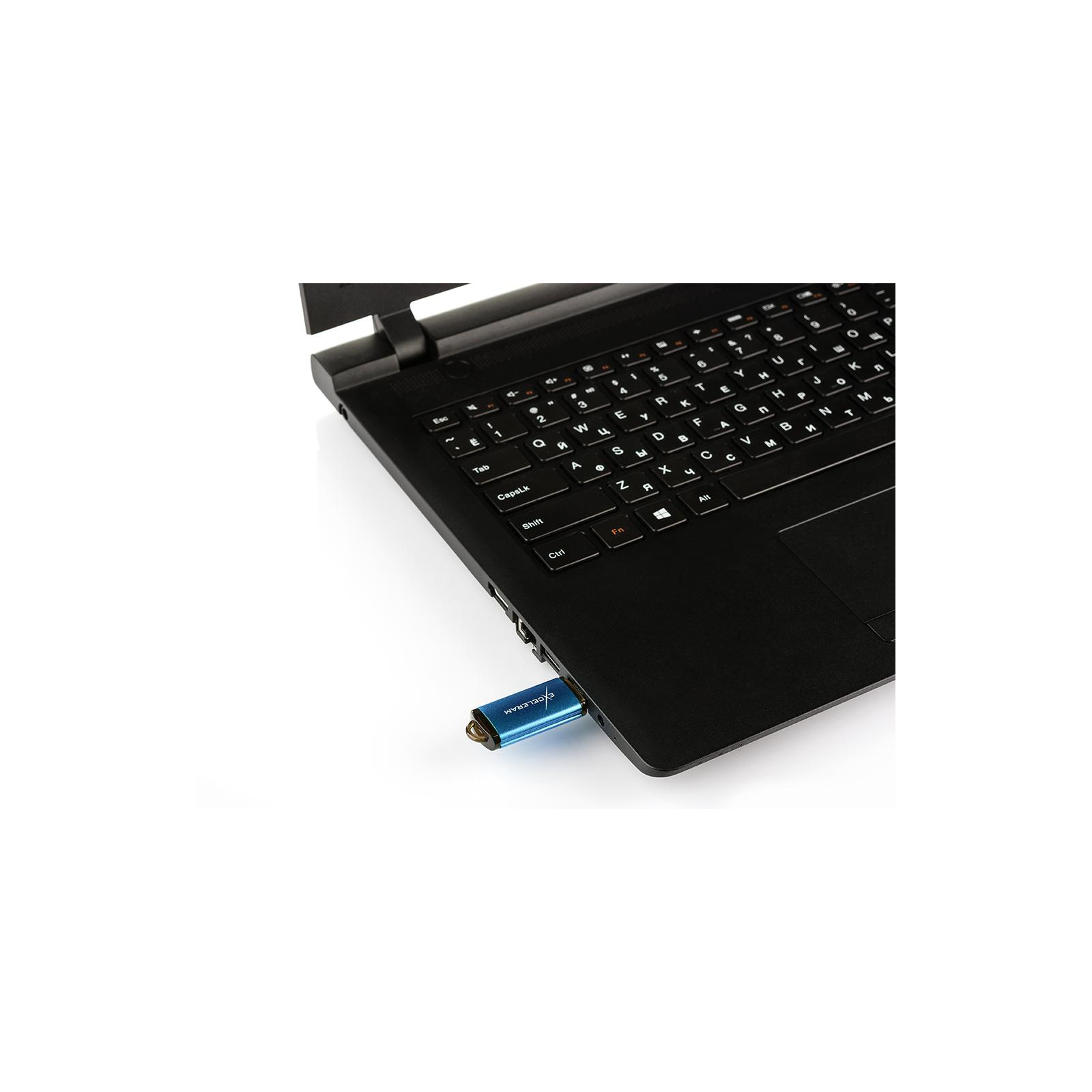 USB флеш накопитель eXceleram 128GB A3 Series Blue USB 3.1 Gen 1 (EXA3U3BL128) изображение 7