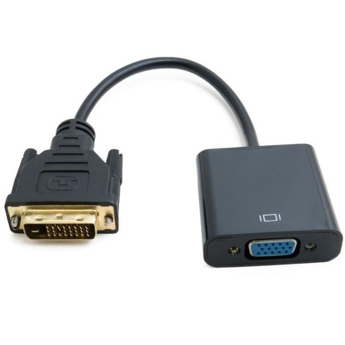 Переходник DVI-D Dual Link (Male)-VGA (Female), 0.15 m Extradigital (KBV1685) изображение 2