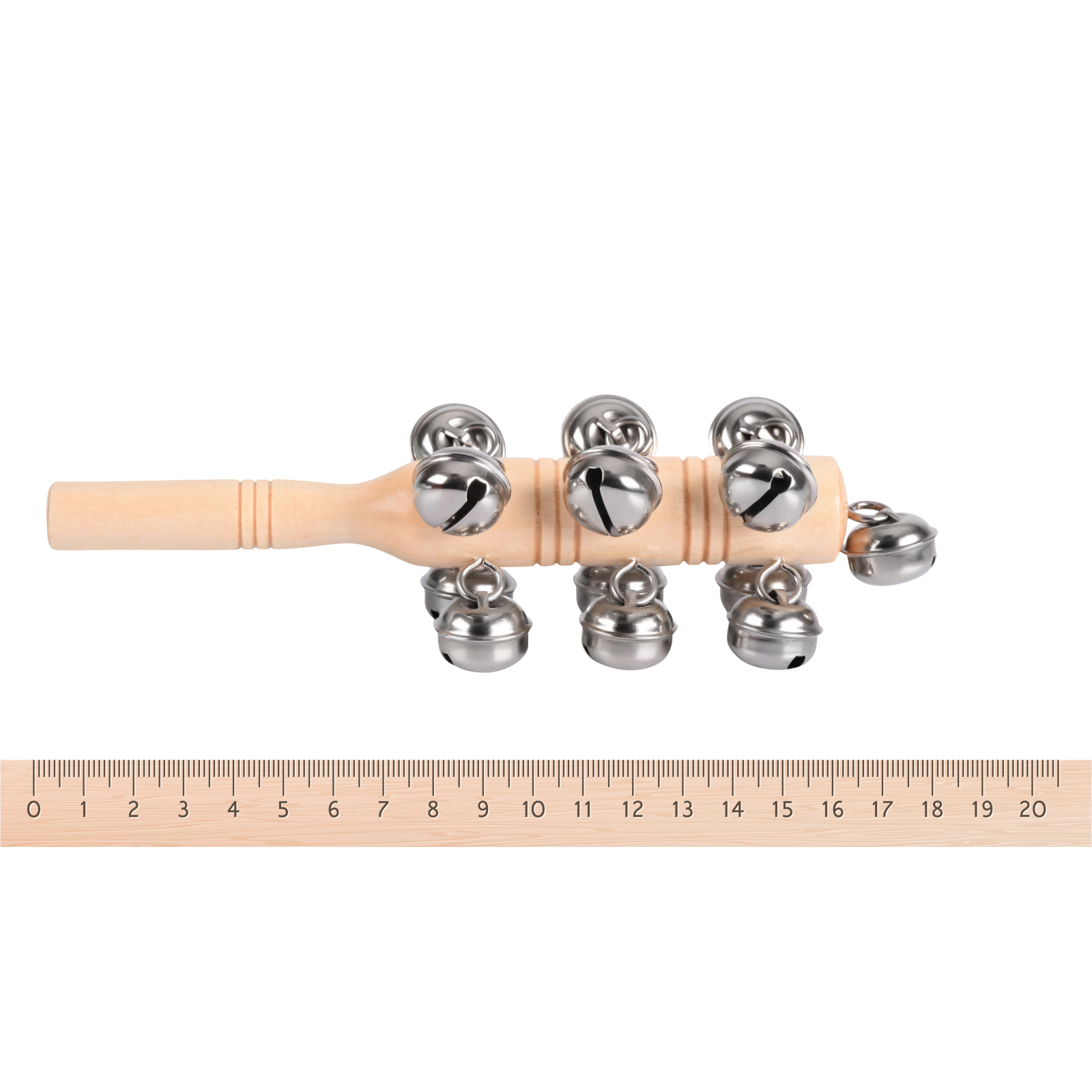 Музыкальная игрушка Goki Бубенчики на ручке (15280G) изображение 3