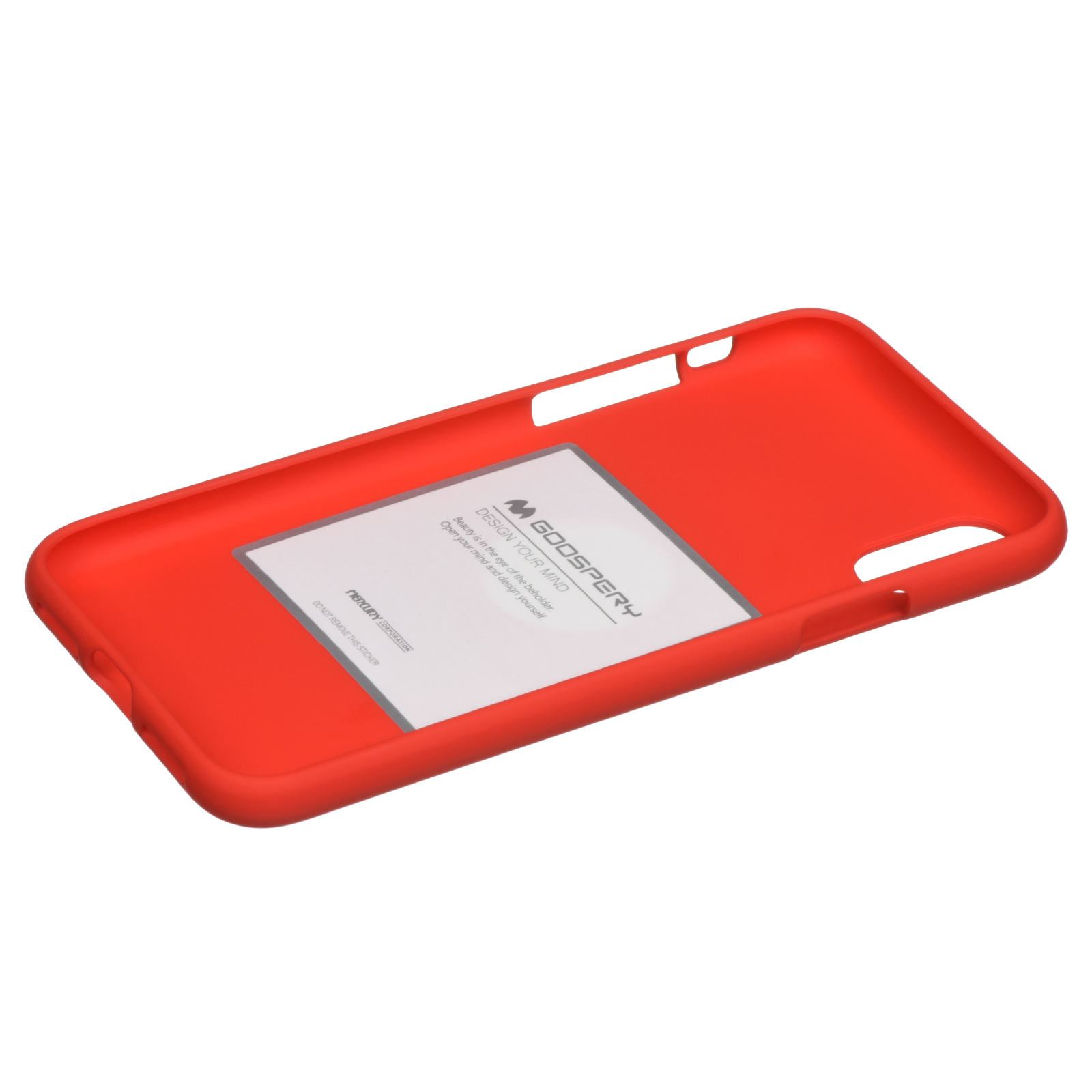 Чехол для мобильного телефона Goospery Apple iPhone X/Xs SF Jelly Red (8809550409217) изображение 2
