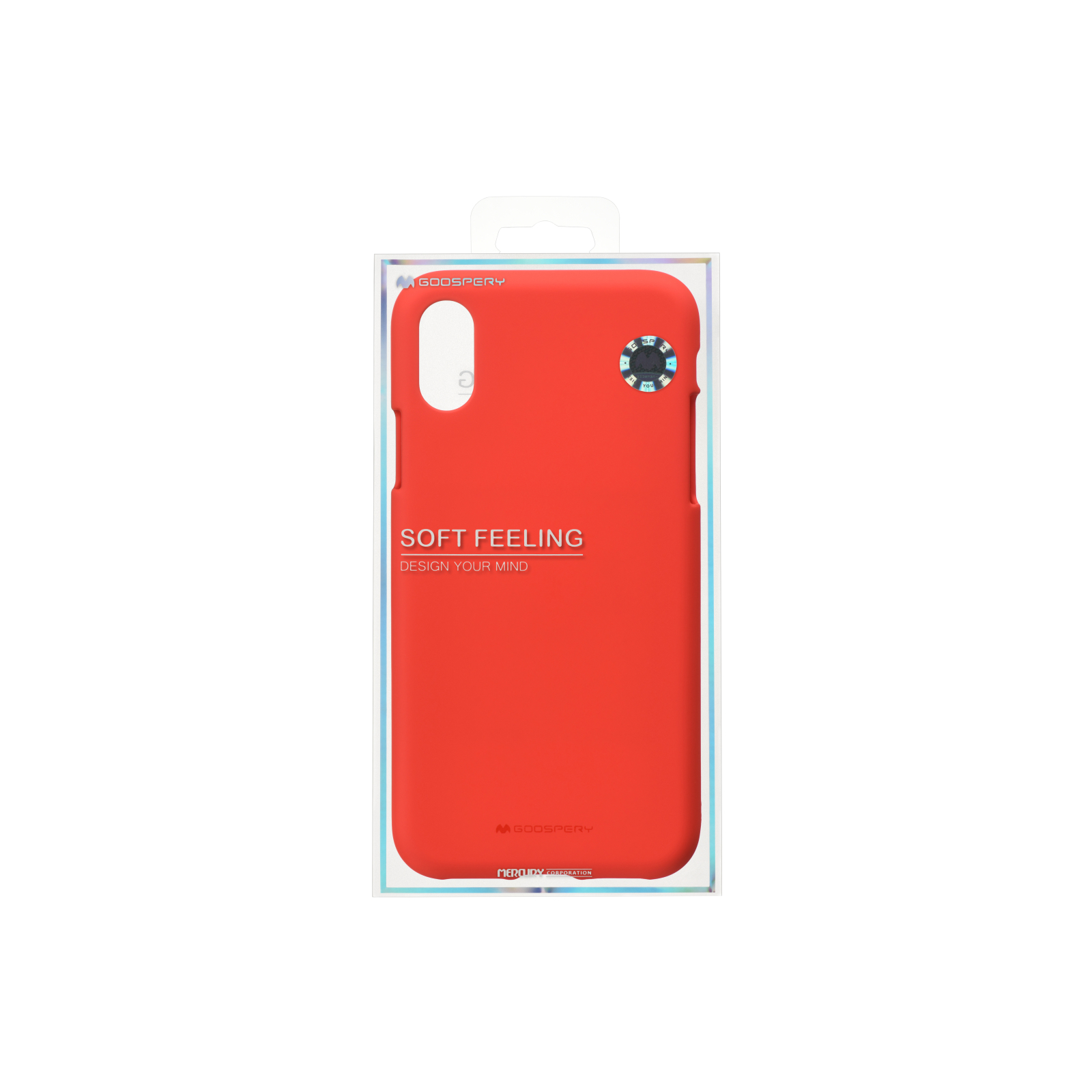 Чохол до мобільного телефона Goospery Apple iPhone X/Xs SF Jelly Red (8809550409217) зображення 3