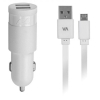 Зарядний пристрій RivaCase USB, 2 порта, кабель micro USB White (VA4223 WD1 (White)) зображення 2
