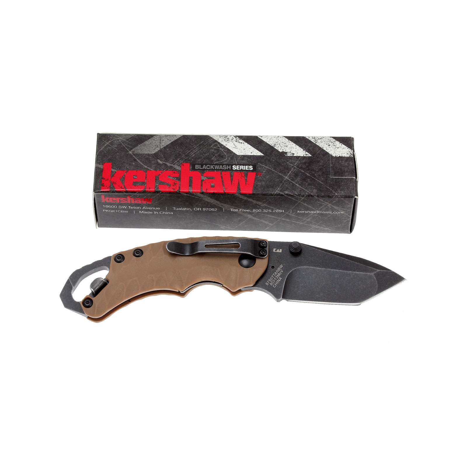 Нож Kershaw Shuffle II tan (8750TTANBW) изображение 9