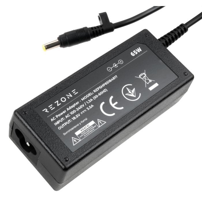 Блок питания к ноутбуку Rezone HP 65W 18.5V 3.5А 4.8*1.7 (RZPSHP65184817) изображение 3