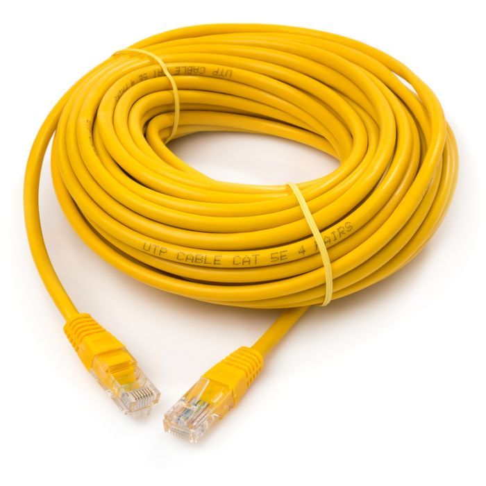 Патч-корд Vinga UTPCat5e 10.0 m CCA (VCPPCCCS10Y) зображення 3