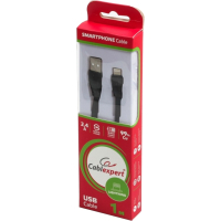 Дата кабель USB 2.0 AM to Lightning 1.0m flat Cablexpert (CCPB-L-USB-01BK) изображение 3