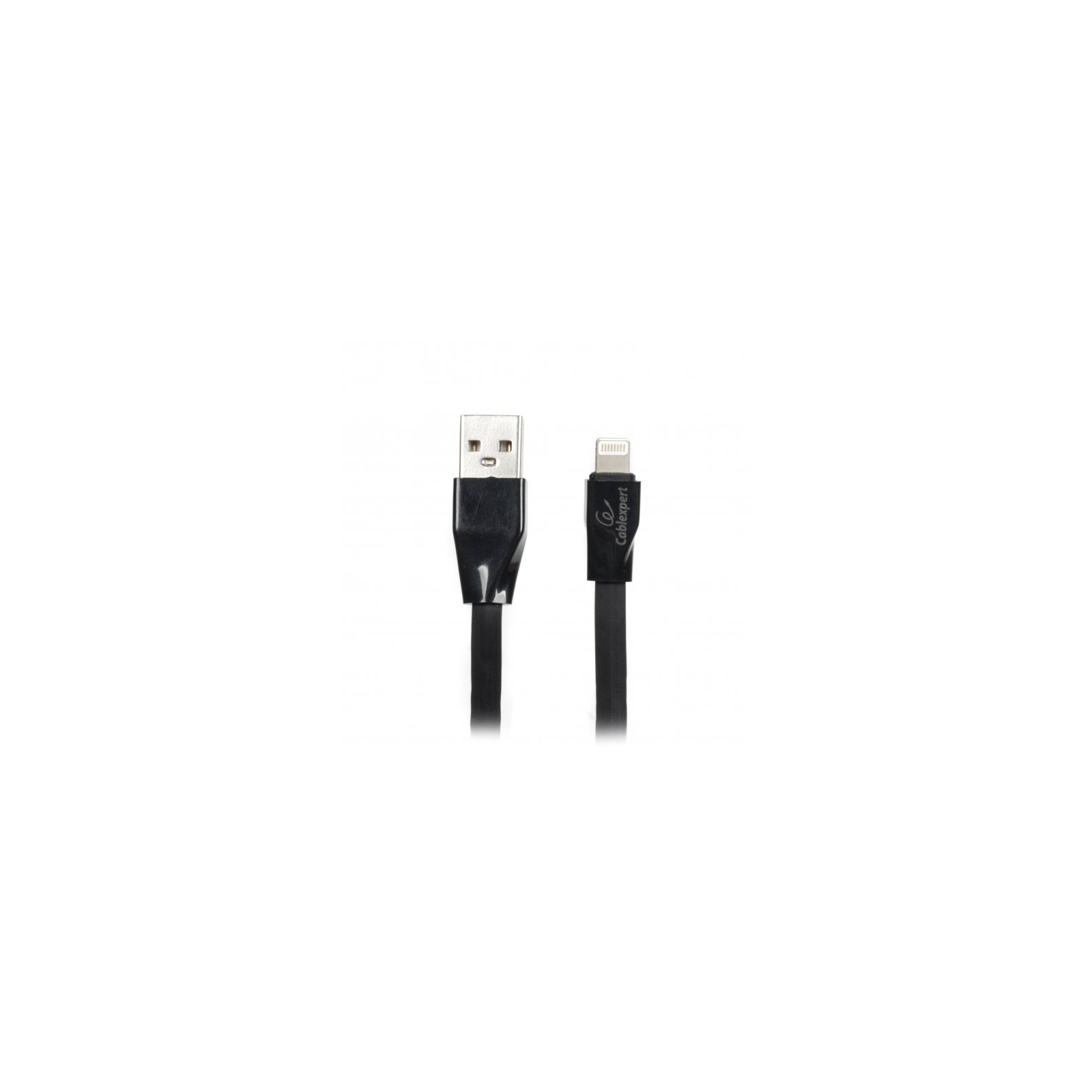 Дата кабель USB 2.0 AM to Lightning 1.0m flat Cablexpert (CCPB-L-USB-01BK)