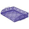 Лоток для бумаг Buromax horizontal, Barocco, purple (BM.6253-07) изображение 2