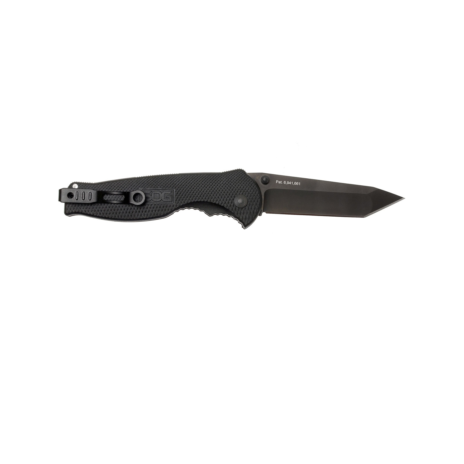 Нож SOG Flash II Tanto Black Blade (TFSAT8-BX) изображение 2