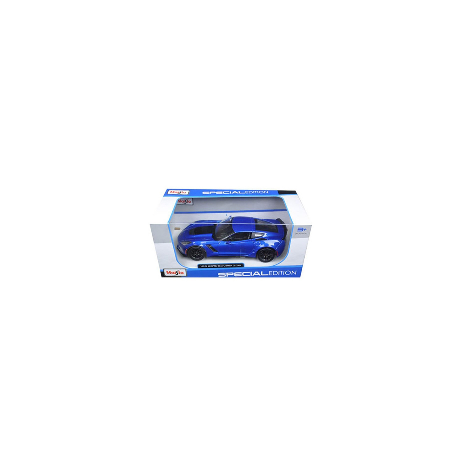 Машина Maisto 2015 Chevrolet Corvette Z06 синий (1:24) (31133 blue) изображение 2