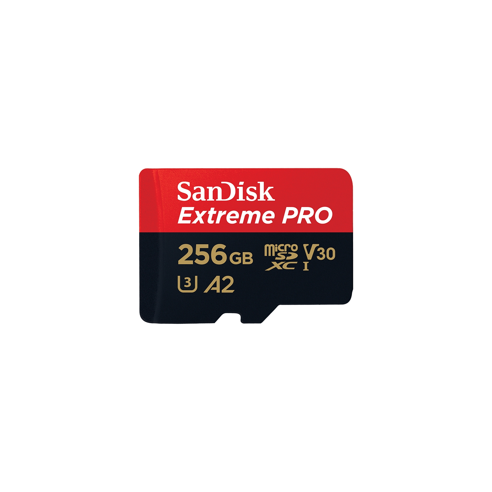Карта пам'яті SanDisk 256GB microSDXC class 10 V30 UHS-I U3 Extreme Pro (SDSQXCZ-256G-GN6MA) зображення 2