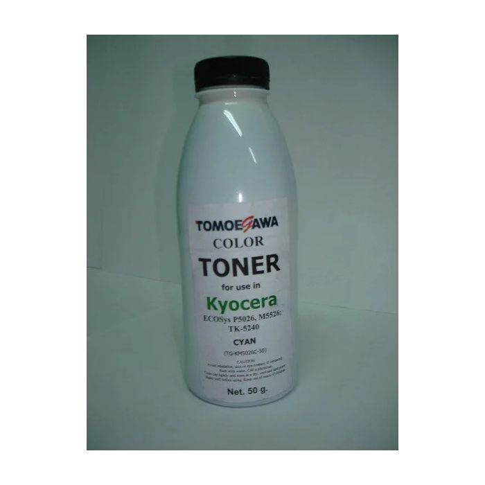 Тонер KYOCERA TK-5240 (50г) Cyan Tomoegawa (TG-KM5026C-50)