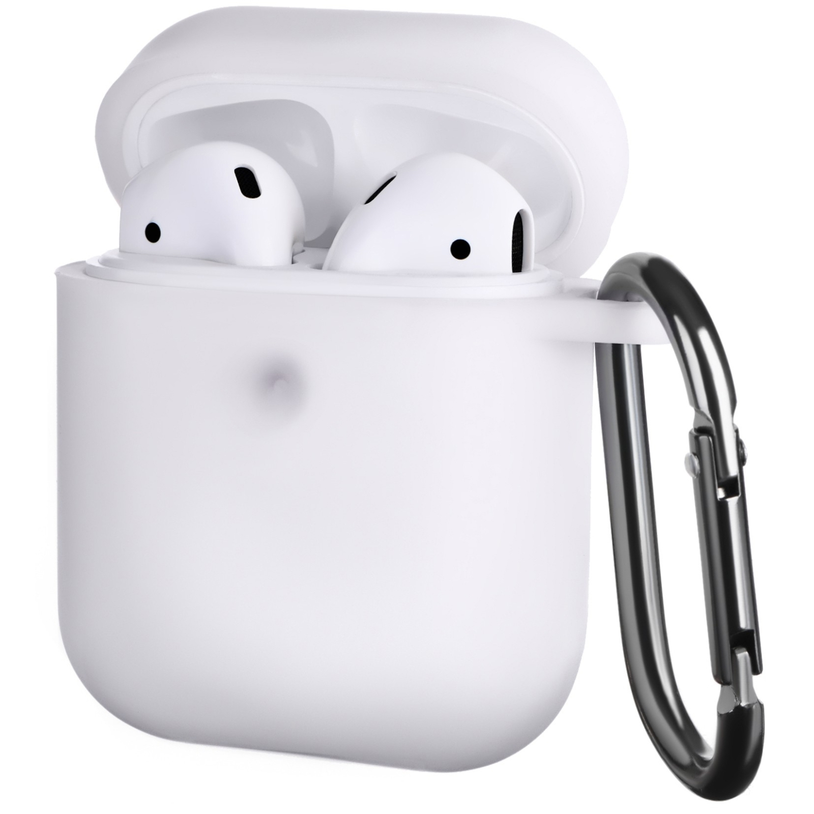 Чохол для навушників 2E для Apple AirPods Pure Color Silicone 3.0 мм Star White (2E-AIR-PODS-IBPCS-3-WT) зображення 2