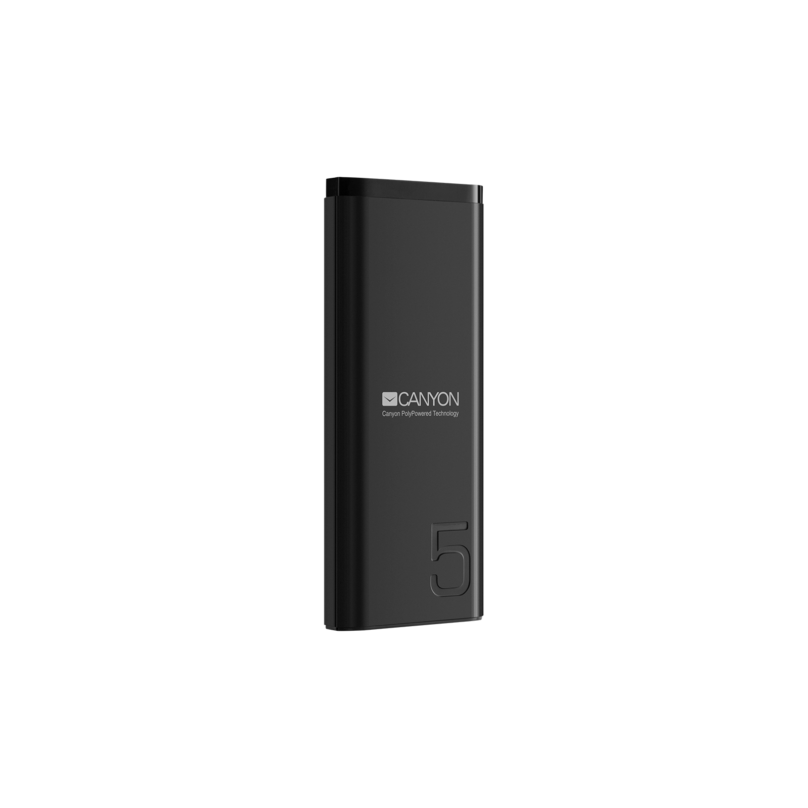 Батарея универсальная Canyon 5000mAh, Input 5V/2A, Output 5V/2.1A, Black (CNE-CPB05B)