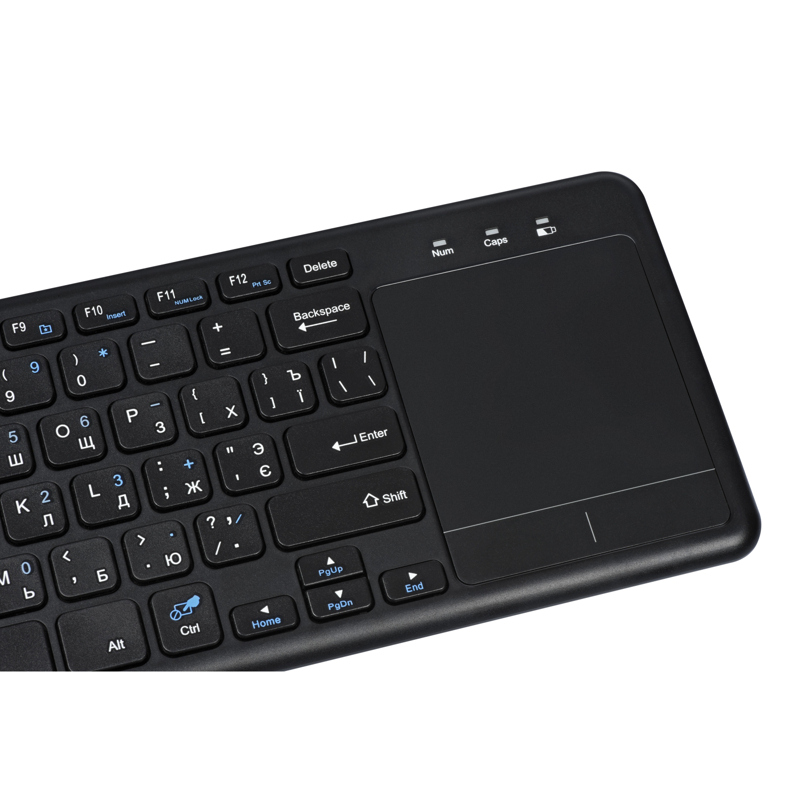 Клавіатура 2E KT100 Touch Wireless Black (2E-KT100WB) зображення 3