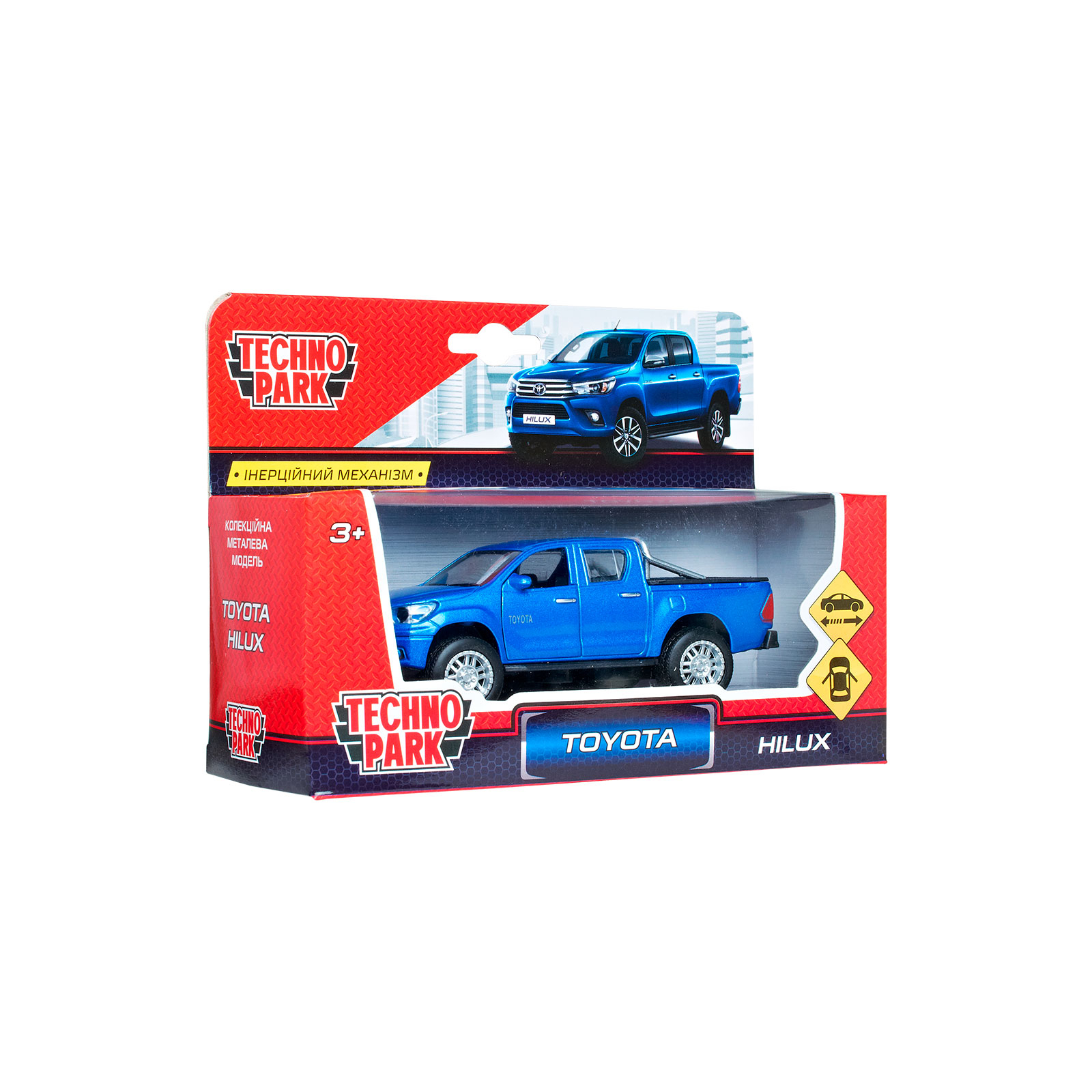 Машина Технопарк Toyota Hilux Синій (1:32) (FY6118-SL) зображення 4