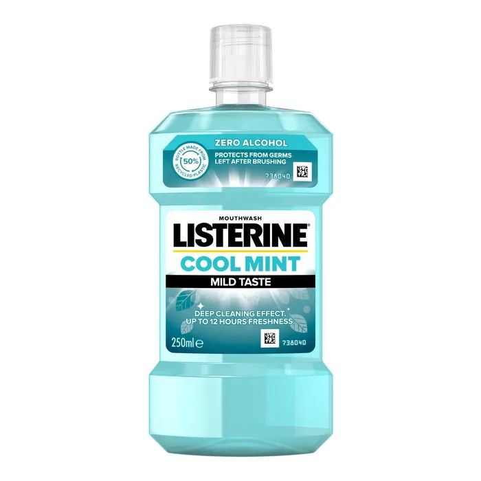 Ополіскувач для порожнини рота Listerine Свіжа м'ята М'який смак 1000 мл (3574661011394/3574661619927)