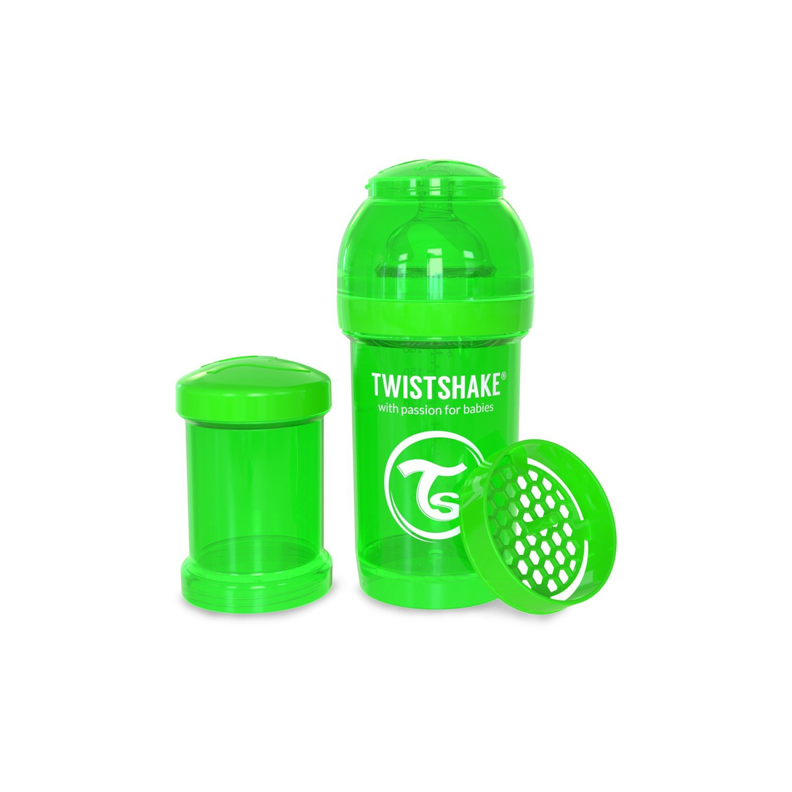 Пляшечка для годування Twistshake антиколиковая 180 мл, персиковая (24 874) зображення 2