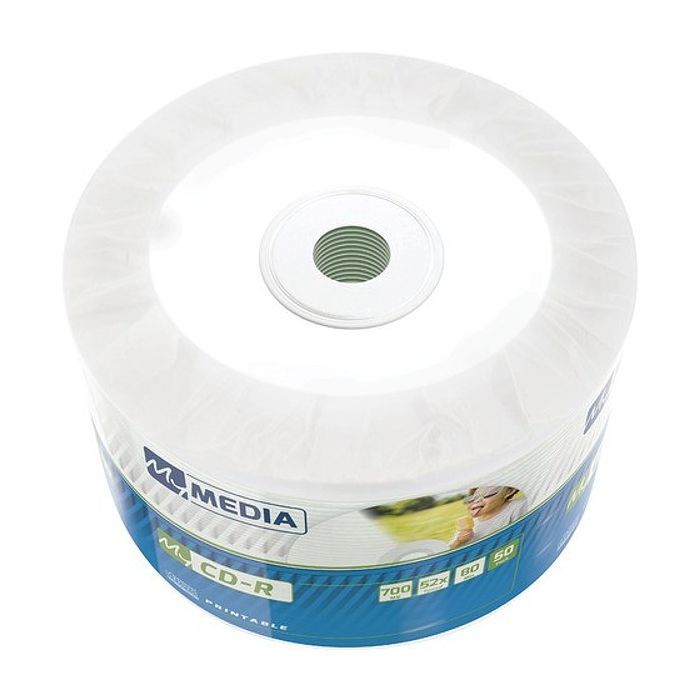 Диск CD MyMedia CD-R 700MB 52X Wrap Printable 50шт (69203)