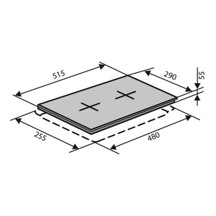 Варочная поверхность Ventolux HSF320G CEST (WH) 3 изображение 6