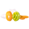 Ниблер Baby Team силиконовый Оранжевый (6203_оранжево-зелен) изображение 3