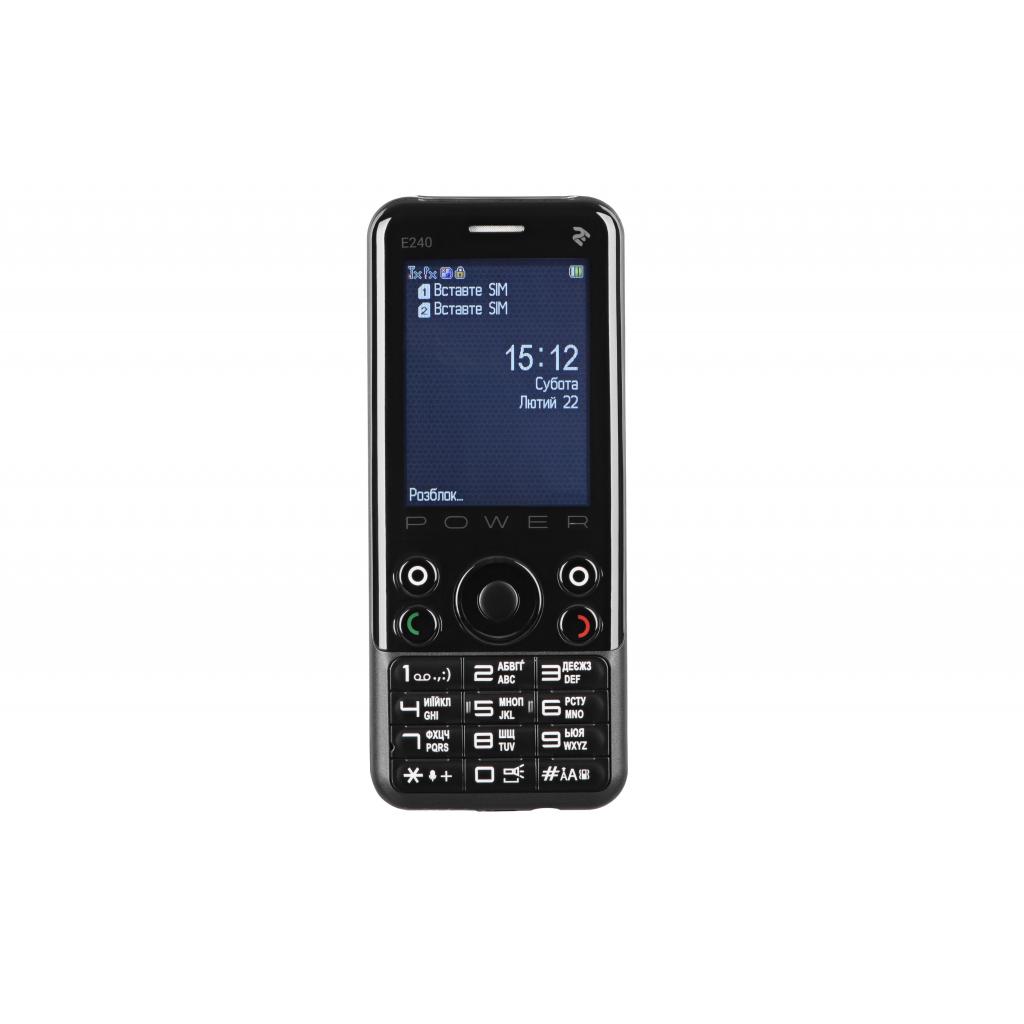 Мобильный телефон 2E E240 POWER Black (680576170088) изображение 4