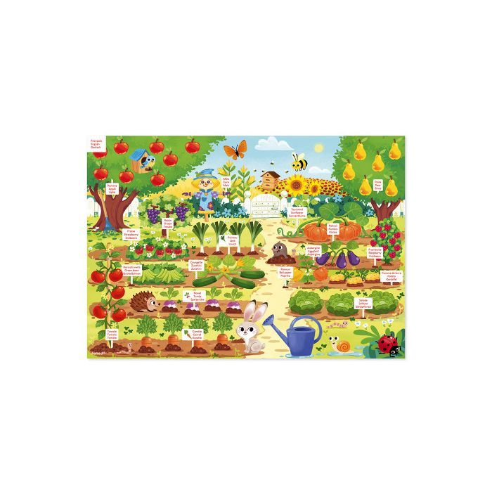 Развивающая игрушка Janod Магнитный набор Сад (J05463) изображение 3
