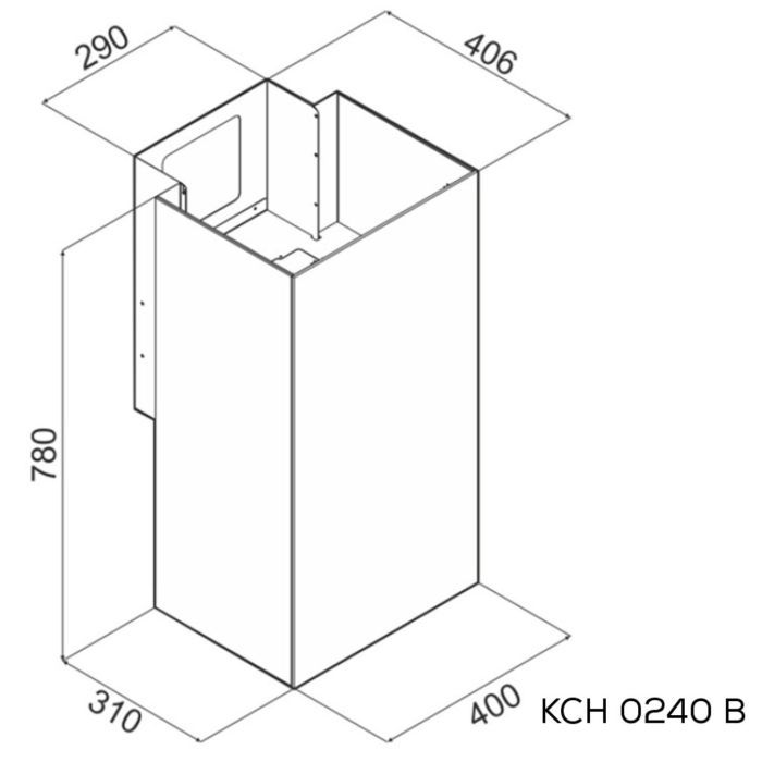 Вытяжка кухонная Kernau KCH 0240 B изображение 2