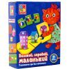 Развивающая игрушка Vladi Toys Большой средний маленький, украинский язык (VT1804-28)