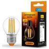 Лампочка Videx Filament G45F 6W E27 3000K 220V (VL-G45F-06273) зображення 2