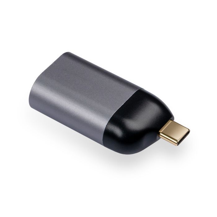 Перехідник USB-C to RJ45 Ethernet 1000Mbps compact Vinga (VCPATCLGBC) зображення 2