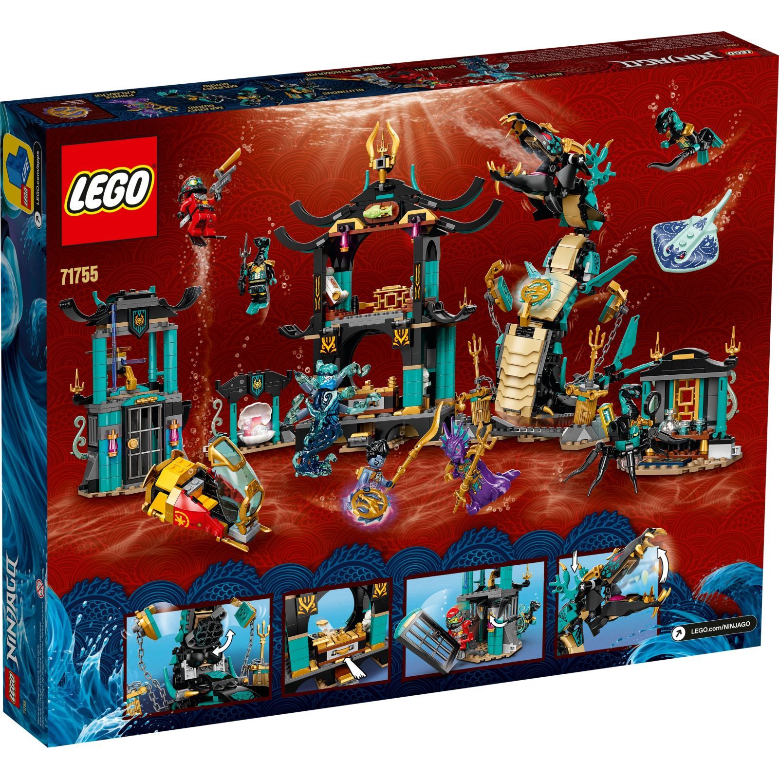 Конструктор LEGO Ninjago Храм Безкрайнього моря 1060 деталей