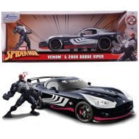 Машина Jada Марвел Человек-паук Dodge Viper SRT10 + фигурка Венома (253225015) изображение 12
