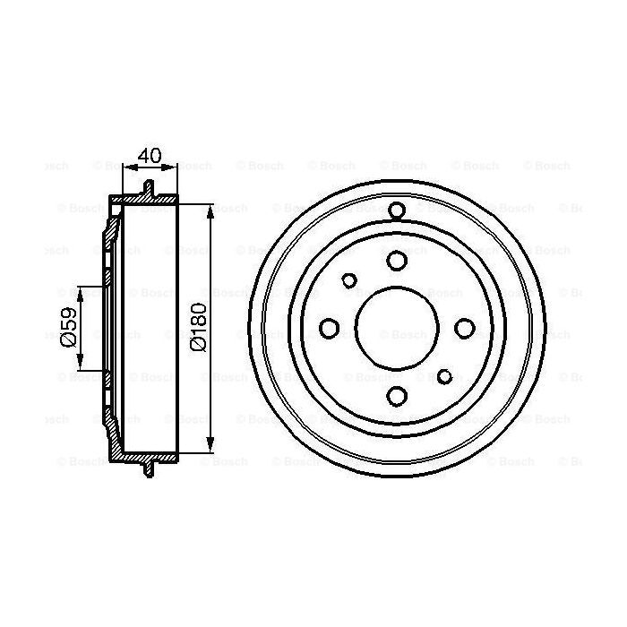 Тормозной барабан Bosch 0 986 477 083 изображение 5