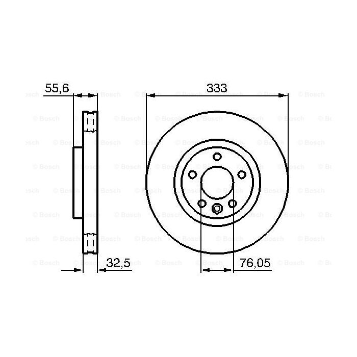 Тормозной диск Bosch 0 986 479 096 изображение 5
