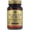 Витамин Solgar Вітамін В12 (Ціанокобаламін), Vitamin B12, 100 мкг, 100 таб (SOL-03180)