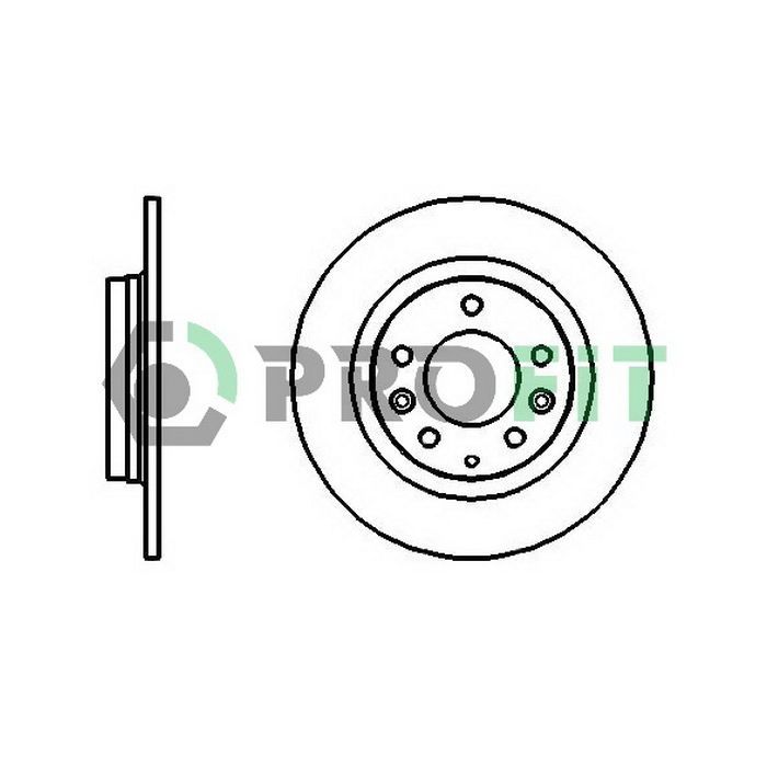 Тормозной диск Profit 5010-1500