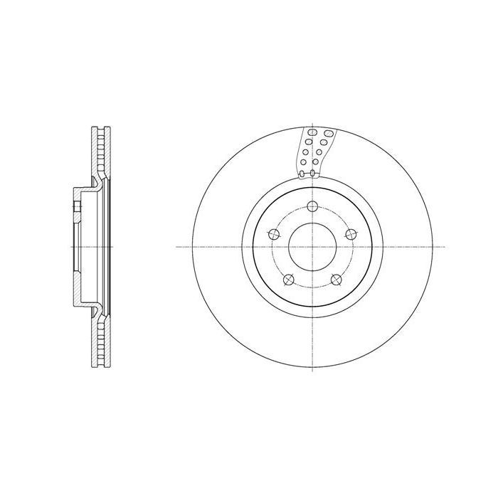 Гальмівний диск REMSA 61561.10