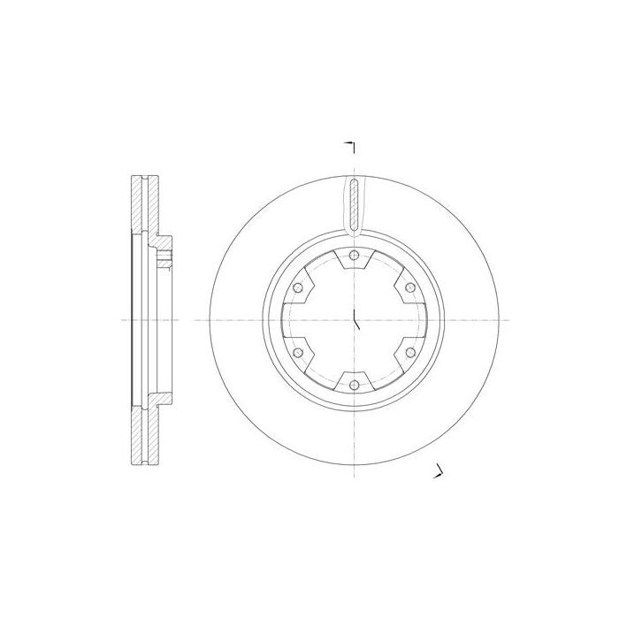 Тормозной диск REMSA 6466.10
