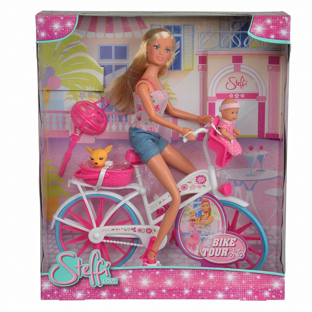 Кукла Simba Штеффи с малышом на велосипеде (5739050) изображение 2