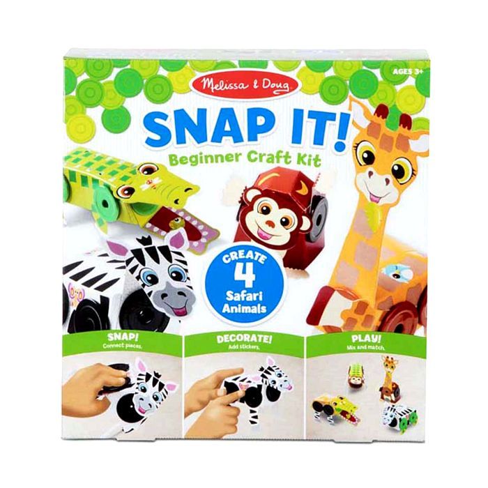 Набор для творчества Melissa&Doug Веселые животные Сафари (MD30190)