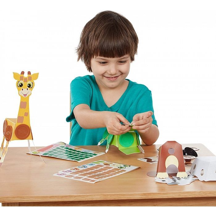 Набор для творчества Melissa&Doug Веселые животные Сафари (MD30190) изображение 4