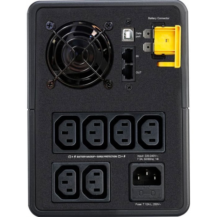 Пристрій безперебійного живлення APC Back-UPS 1600VA, IEC (BX1600MI) зображення 3