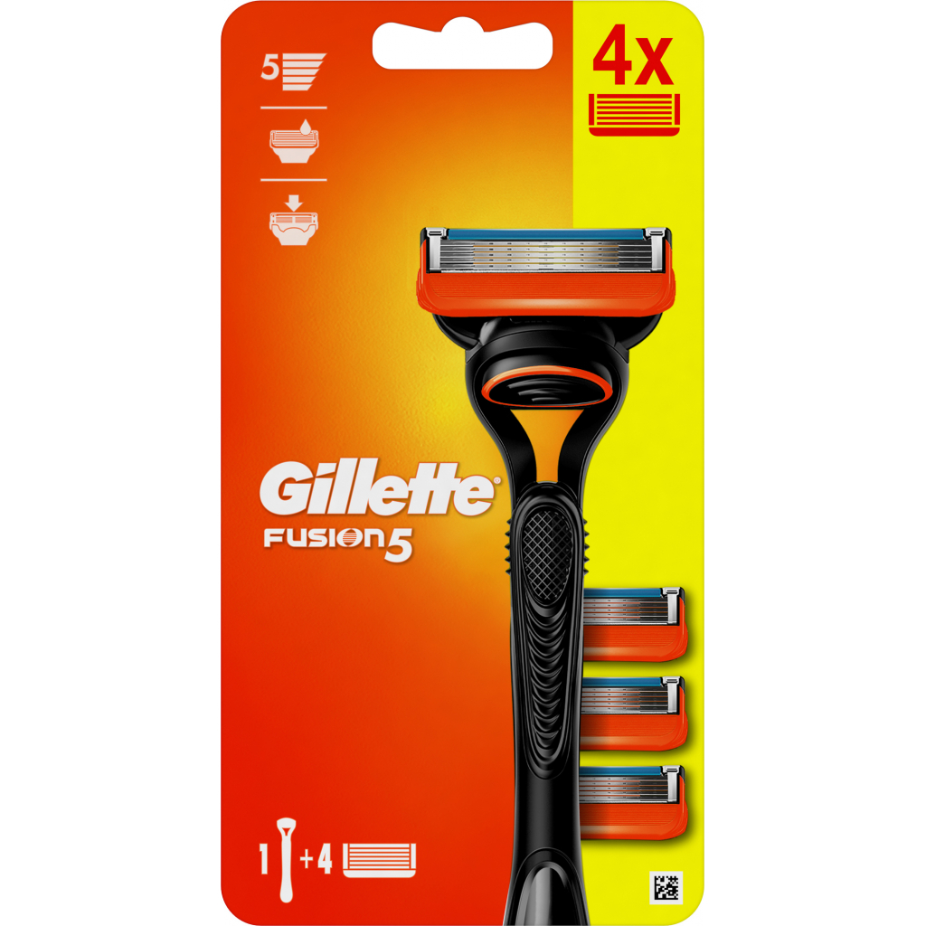 Бритва Gillette Fusion5 с 2 сменными картриджами (7702018874125/7702018866946) изображение 2