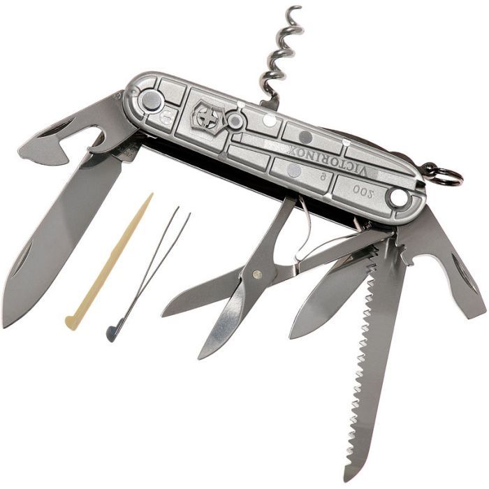 Ніж Victorinox Huntsman Transparent Silver (1.3713.T7) зображення 2
