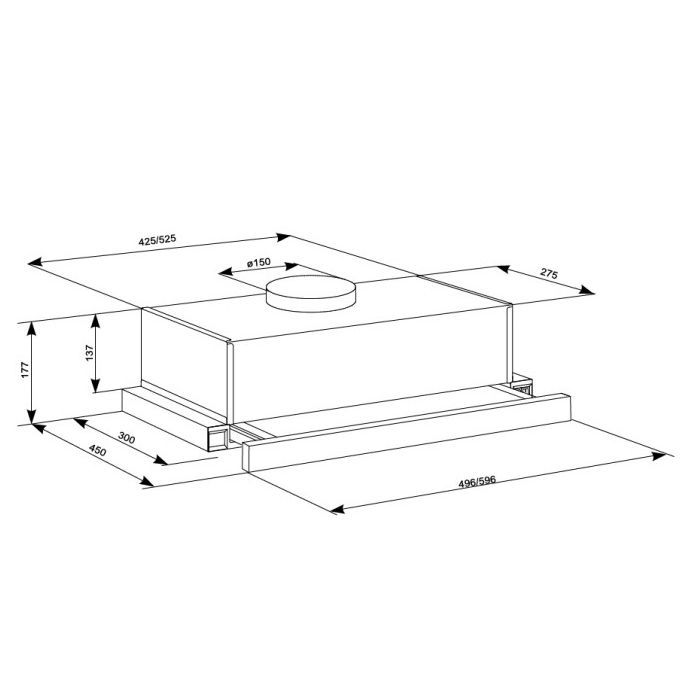 Витяжка кухонна Eleyus BREEZE 700 60 BR зображення 12