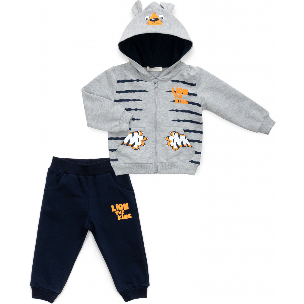 Спортивный костюм Breeze с тигриками (16109-92B-gray)