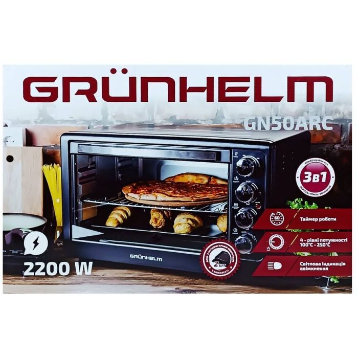 Електропіч Grunhelm GN50ARC зображення 7