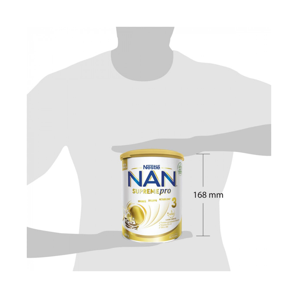 Дитяча суміш Nestle NAN 3 Supreme Pro від 12 міс. 800 г (7613287572875) зображення 4
