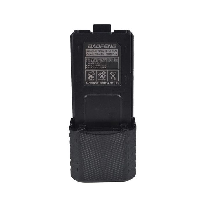 Аккумуляторная батарея Baofeng для UV-5R Hi 3800mAh (Гр6373) изображение 2
